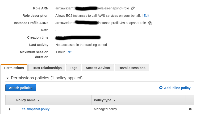 EC2 Role for S3 access